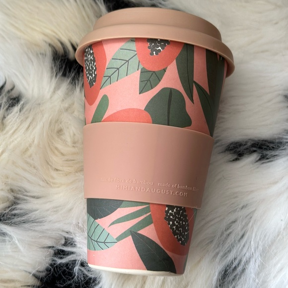 Papaya print café yo cup reusable coffee cup - Picture 2 of 5